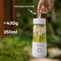 350ml Portable Blender Juicer Electric USB Rechargeable Mixer Smoothie Slushy Cup Fresh Juice Blender Bottle USB Charging Kitchen Gadgets - Dave Martin Signature Collection