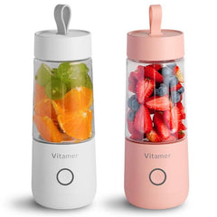 350ml Portable Blender Juicer Electric USB Rechargeable Mixer Smoothie Slushy Cup Fresh Juice Blender Bottle USB Charging Kitchen Gadgets - Dave Martin Signature Collection