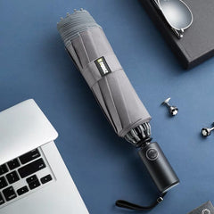 LED Flashlight Lighting Rain and Sunshine Folding Umbrella - Dave Martin Signature Collection