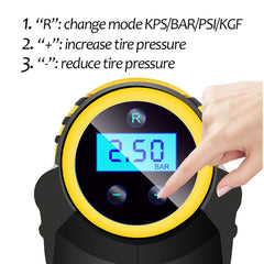 Automatic Portable Handheld Digital LED Smart Car Air Compressor Pump - Dave Martin Signature Collection